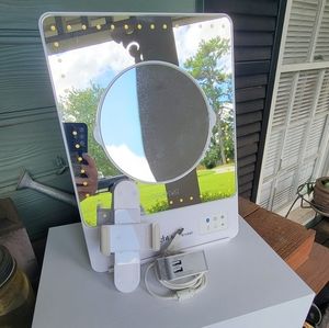 LimeLife By Alcone GLAMCOR RIKI SKINNY Vanity Mirror with Selfie Function